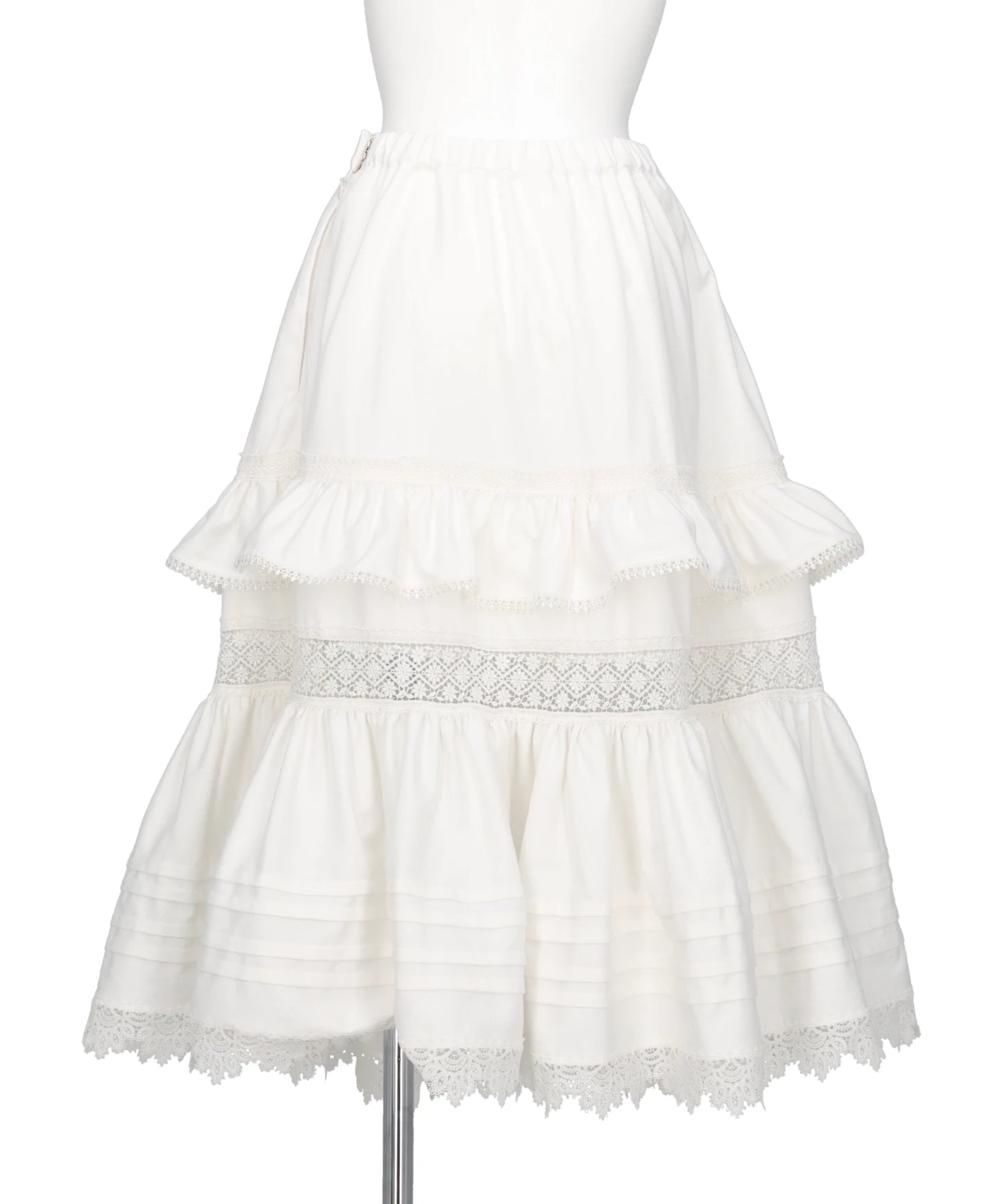 TIERED LACE FRILL SKIRT