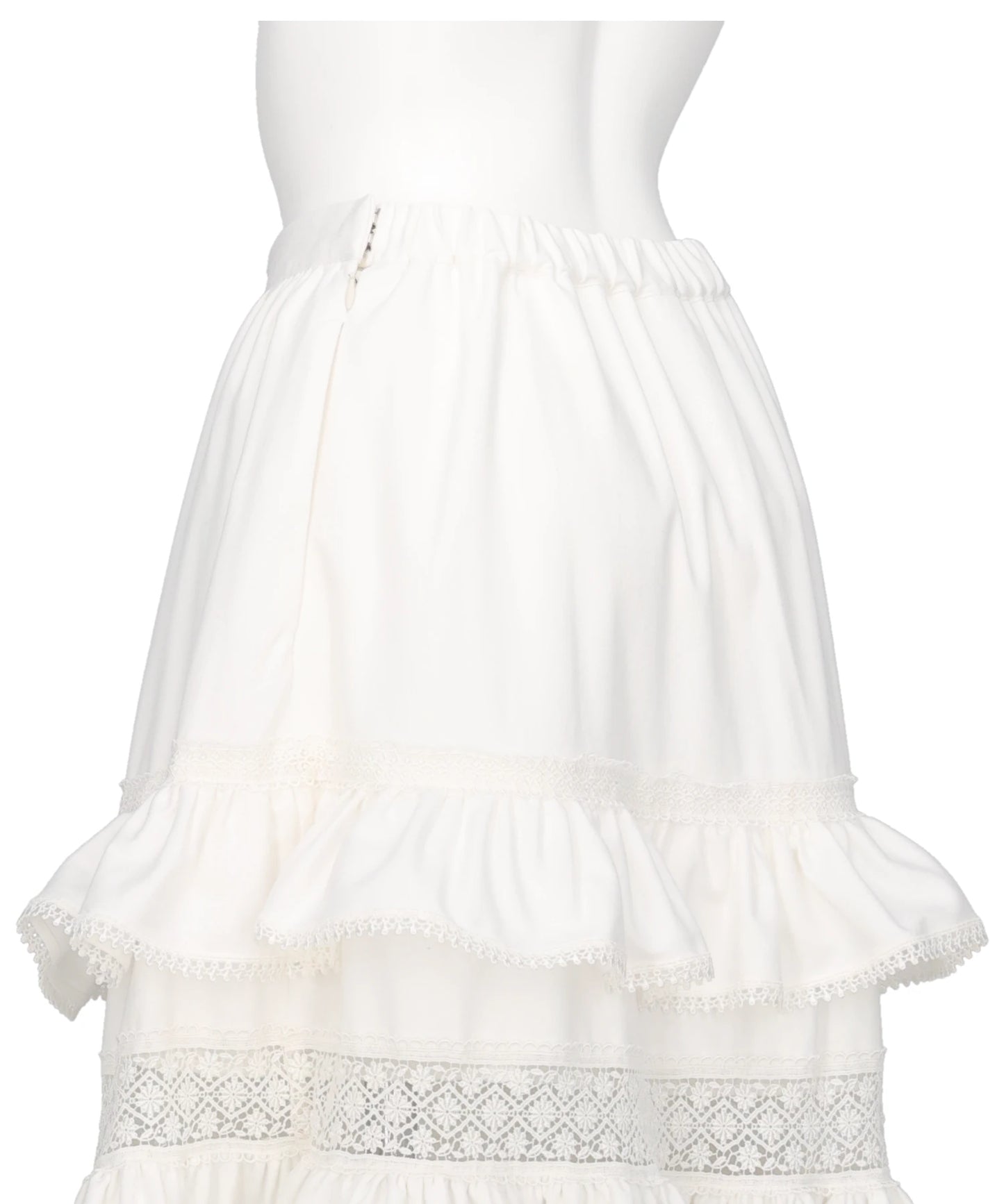 TIERED LACE FRILL SKIRT