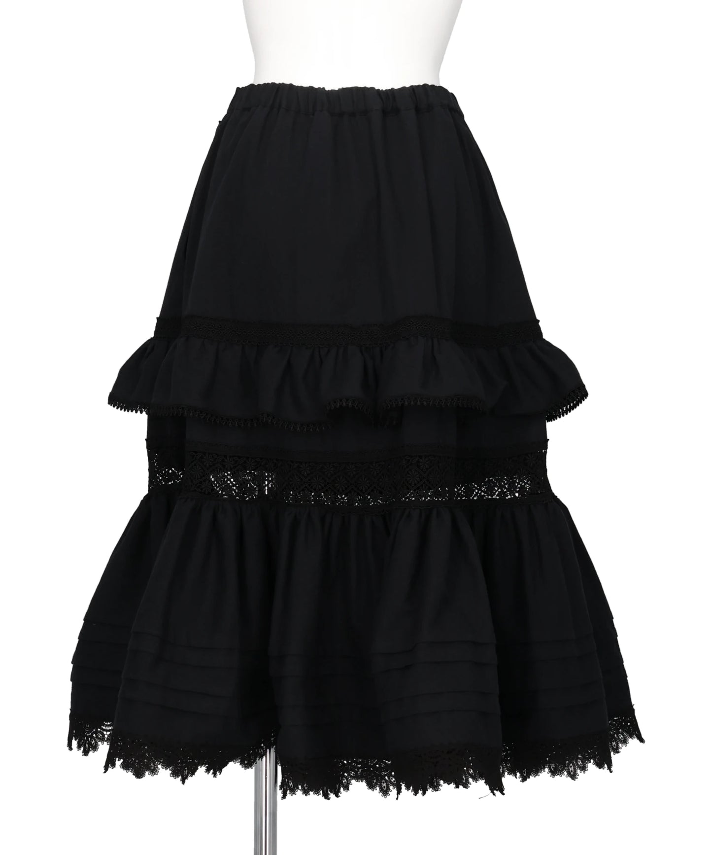 TIERED LACE FRILL SKIRT