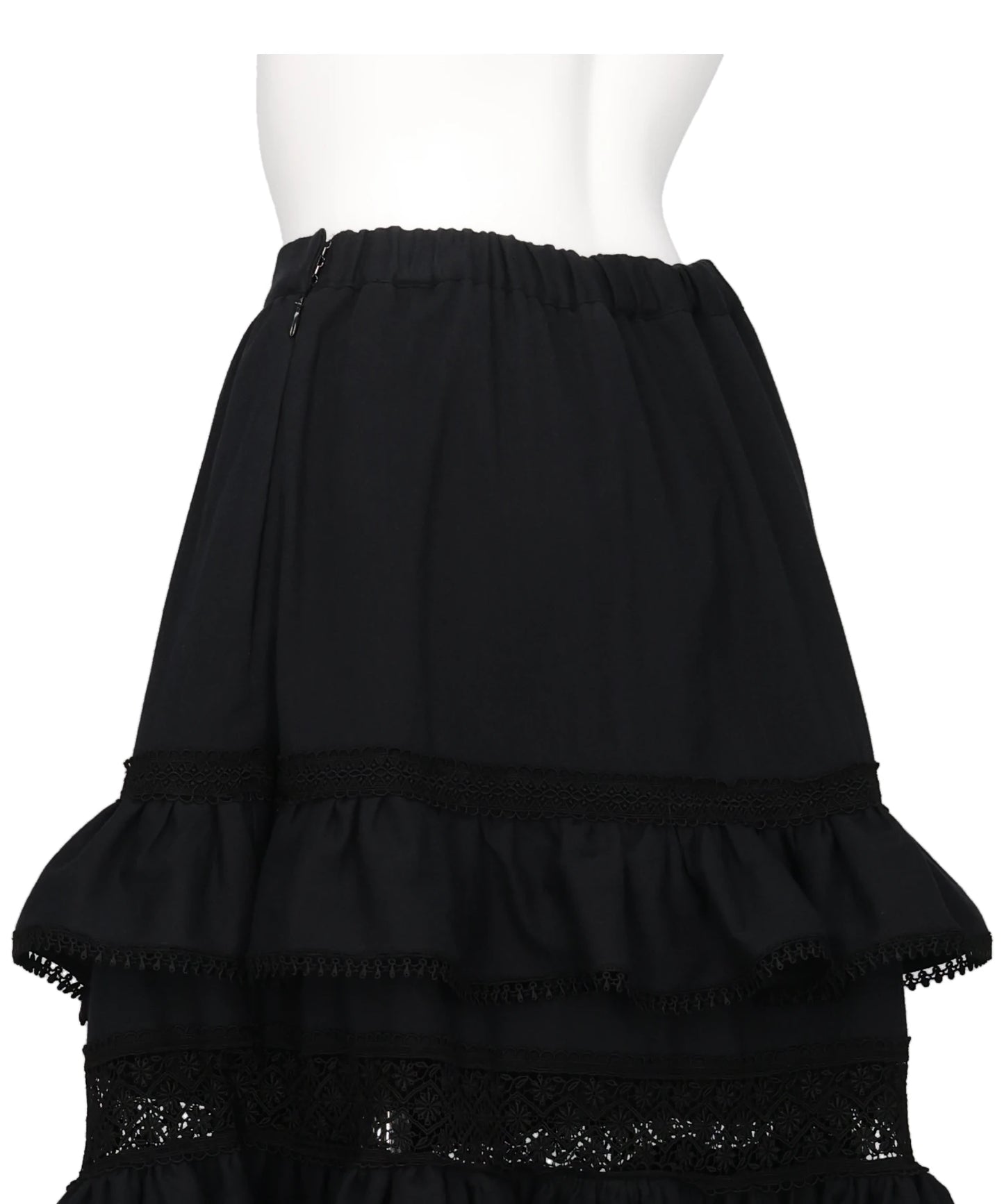 TIERED LACE FRILL SKIRT