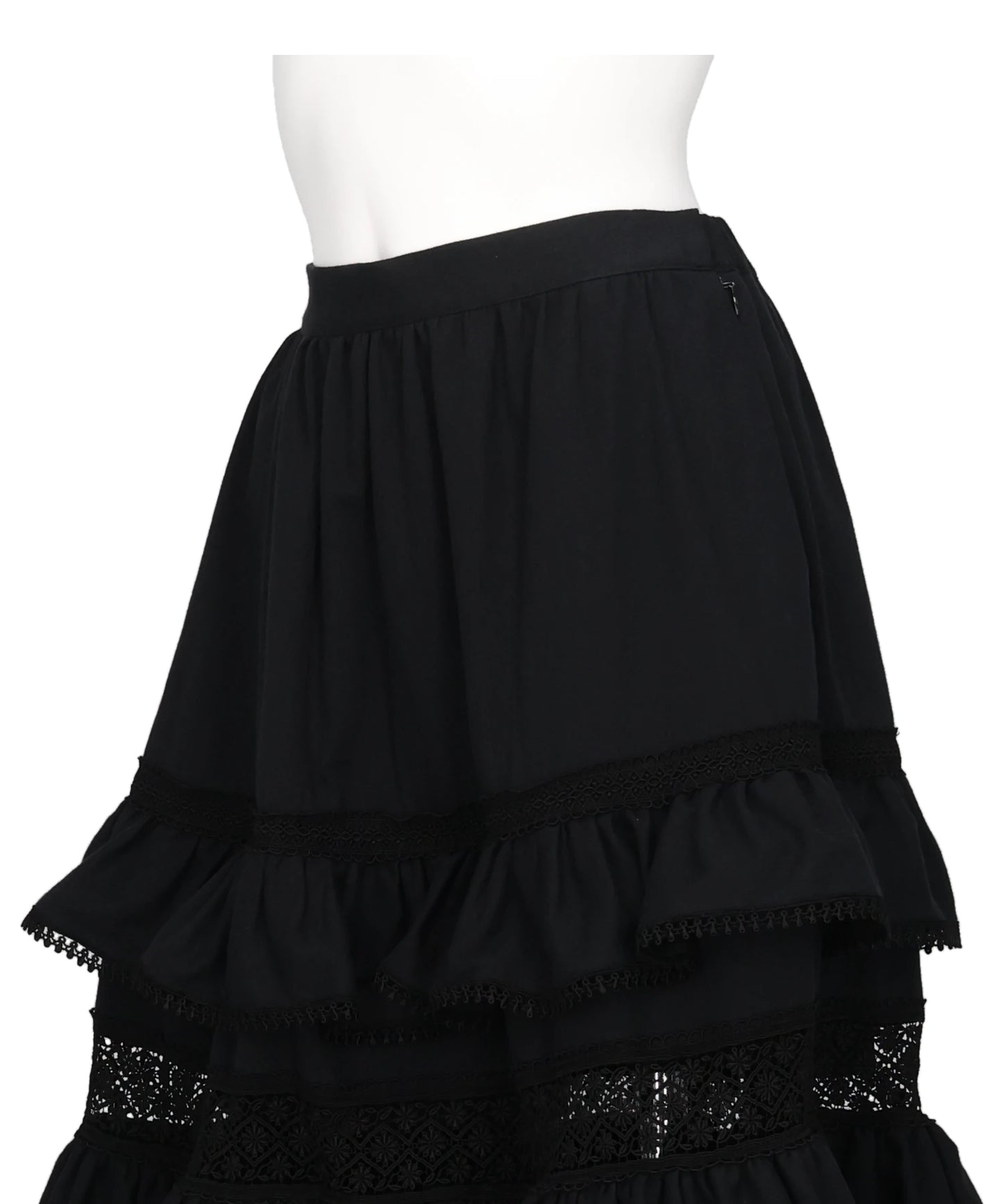 TIERED LACE FRILL SKIRT