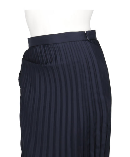 TWISTED PLEATED SKIRT