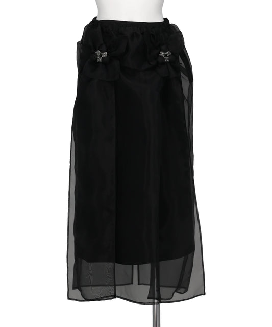 riv nobuhiko(リブノブヒコ) 2026SS MEU SHEER SKIRT SKSS261501