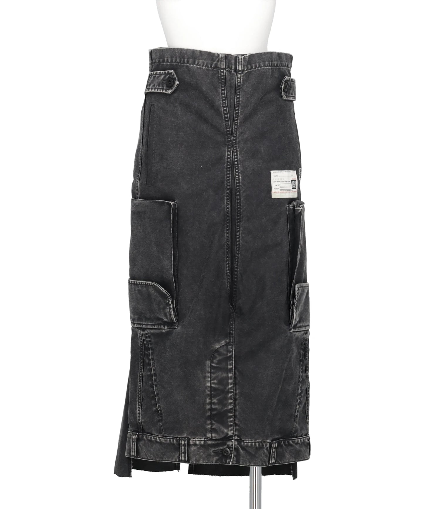 Maison MIHARA YASUHIRO(メゾンミハラヤスヒロ) 2026SS DISTRESSED CARGO SKIRT B16SK101