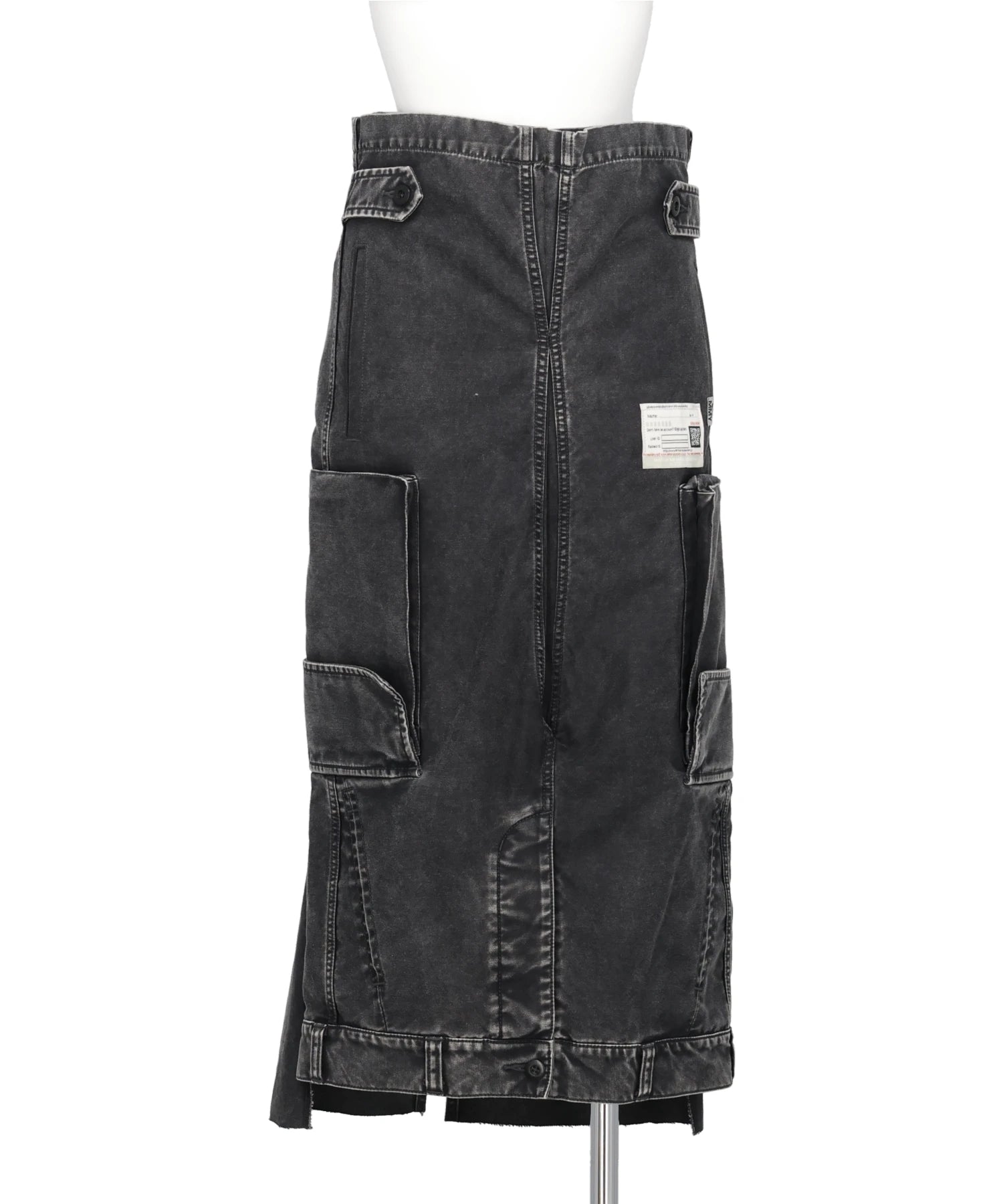 Maison MIHARA YASUHIRO(メゾンミハラヤスヒロ) 2026SS DISTRESSED CARGO SKIRT B16SK101