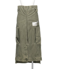 DISTRESSED CARGO SKIRT