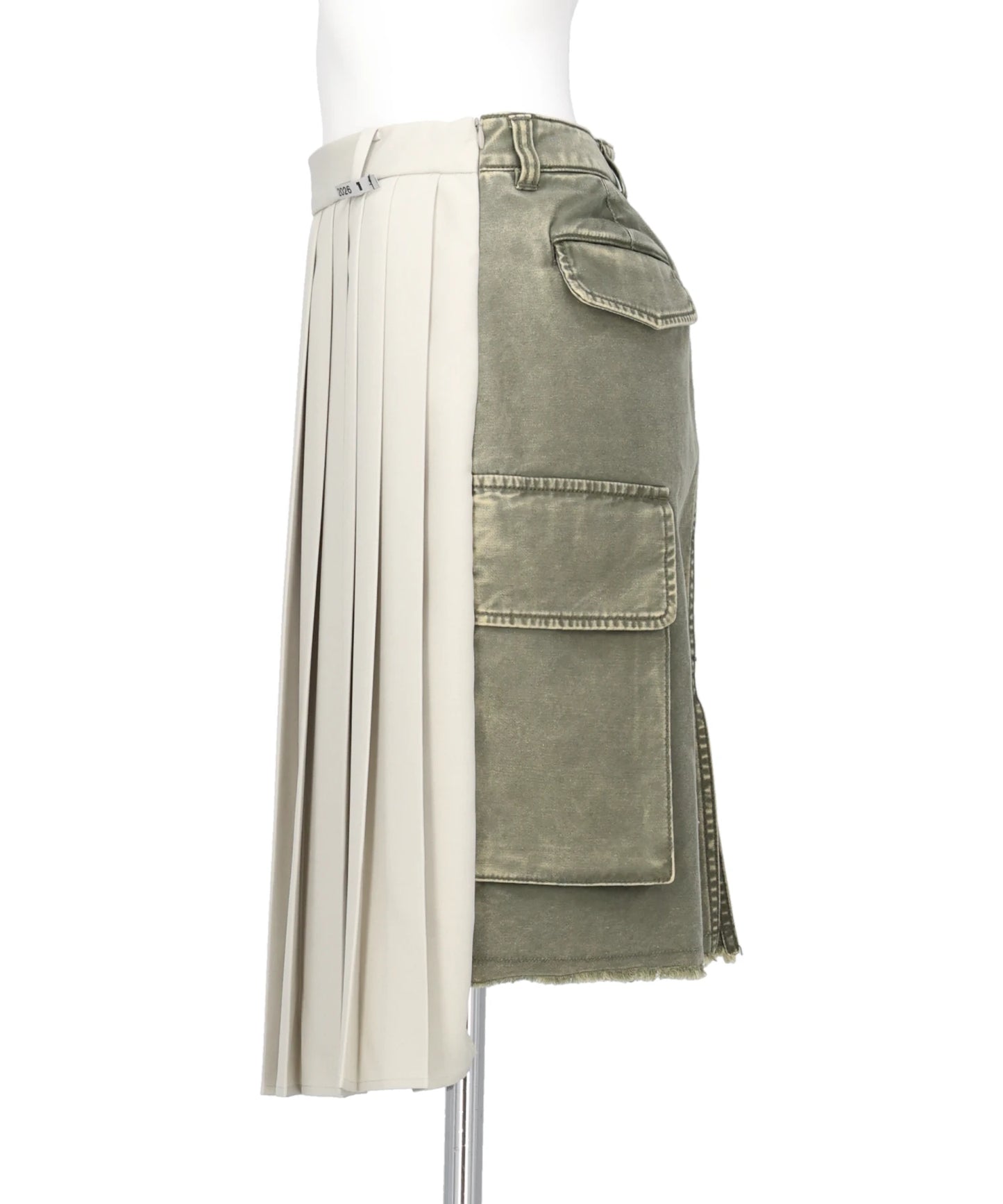 COMBINED PLEATS SKIRT× CARGO SKIRT