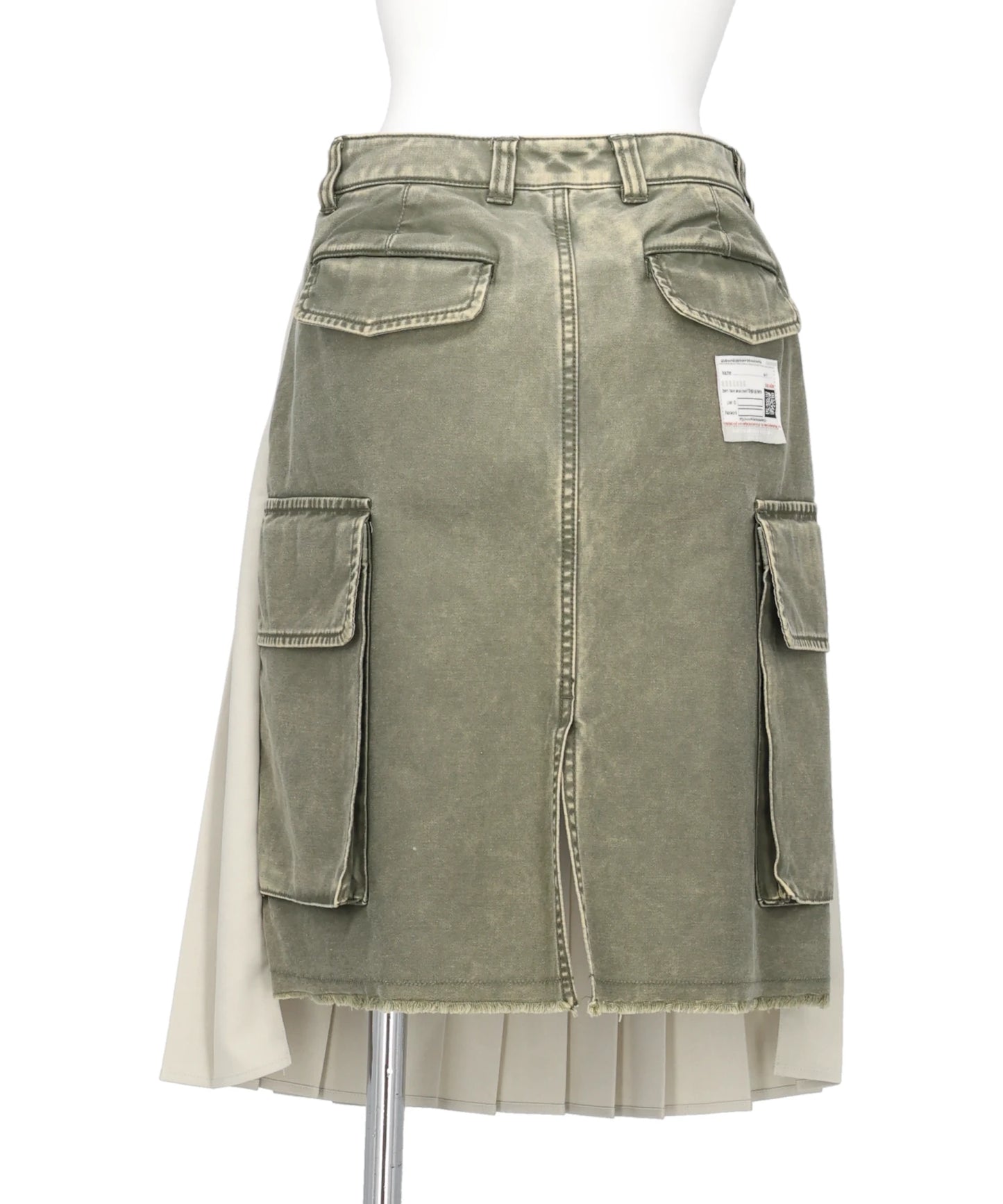 COMBINED PLEATS SKIRT× CARGO SKIRT