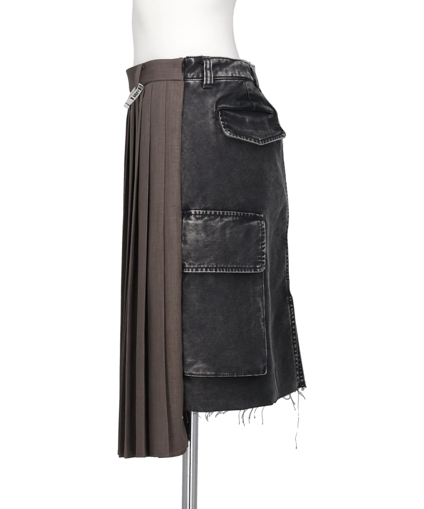 COMBINED PLEATS SKIRT× CARGO SKIRT