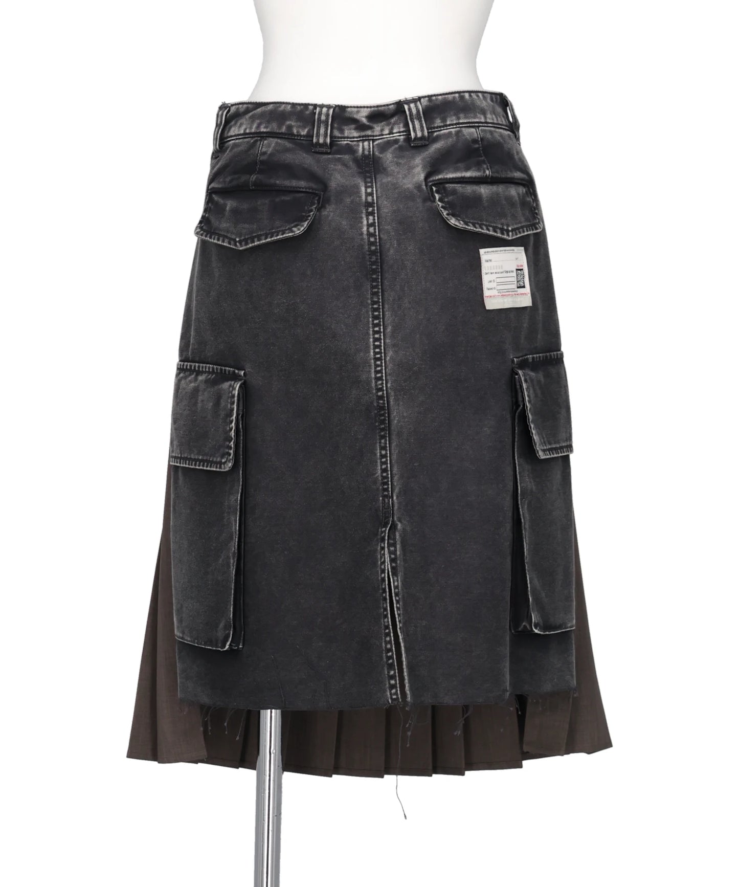 COMBINED PLEATS SKIRT× CARGO SKIRT