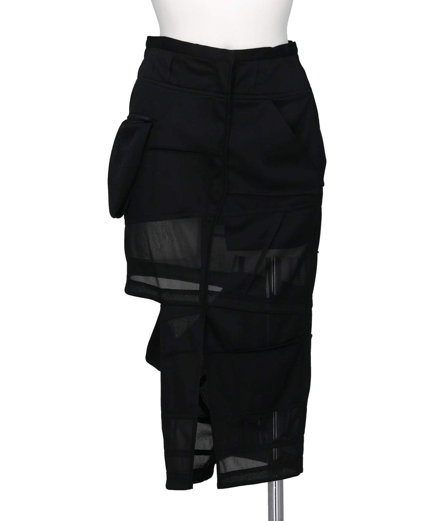 mukcyen(ムッシャン) 2026SS BAND PANEL SKIRT M266SK01