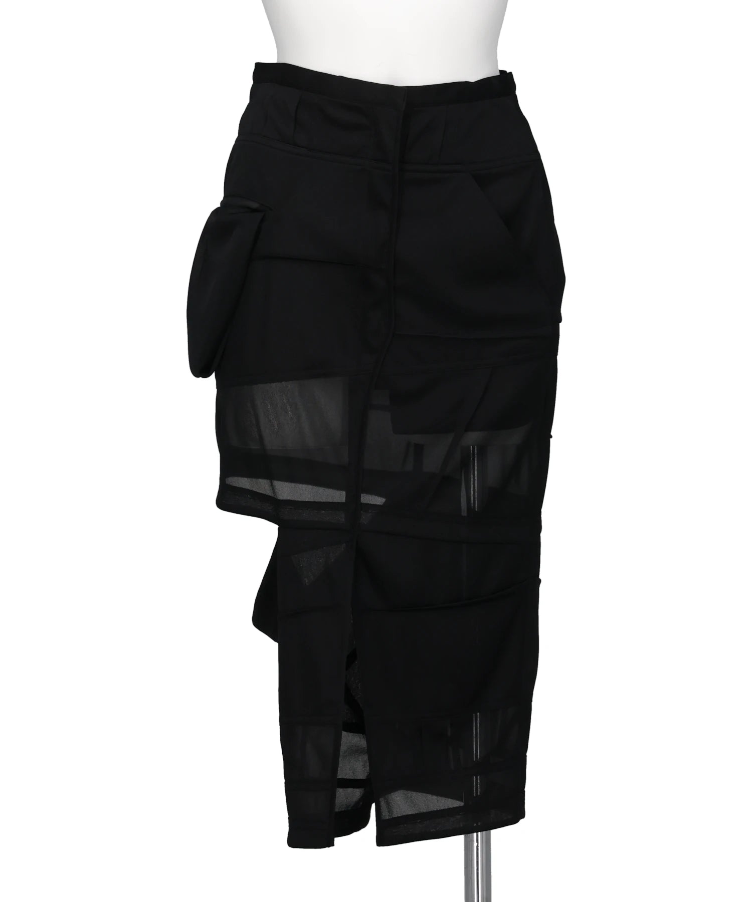 mukcyen(ムッシャン) 2026SS BAND PANEL SKIRT M266SK01