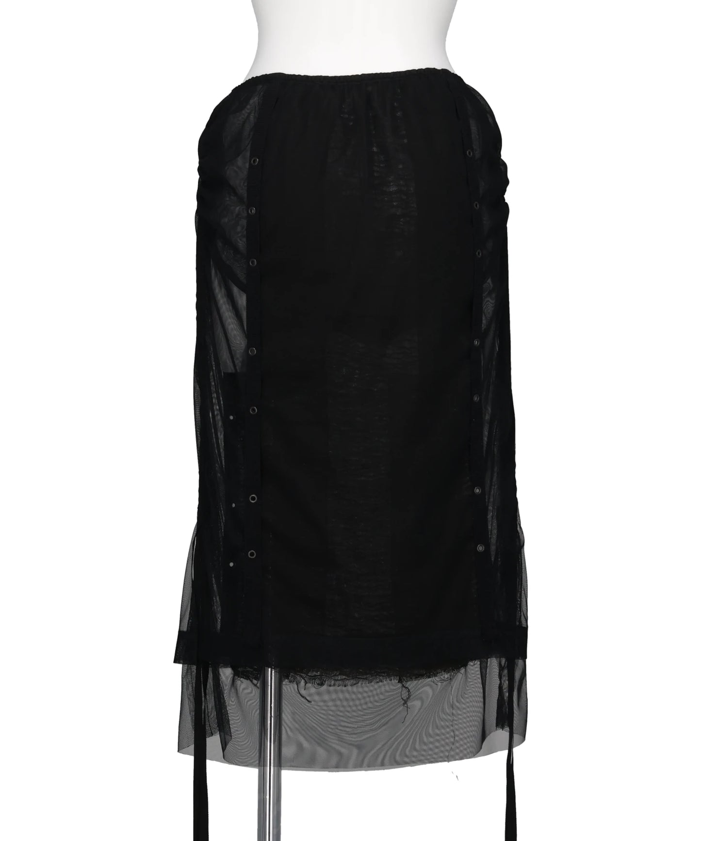 LAYERED TULLE GAUSE SKIRT