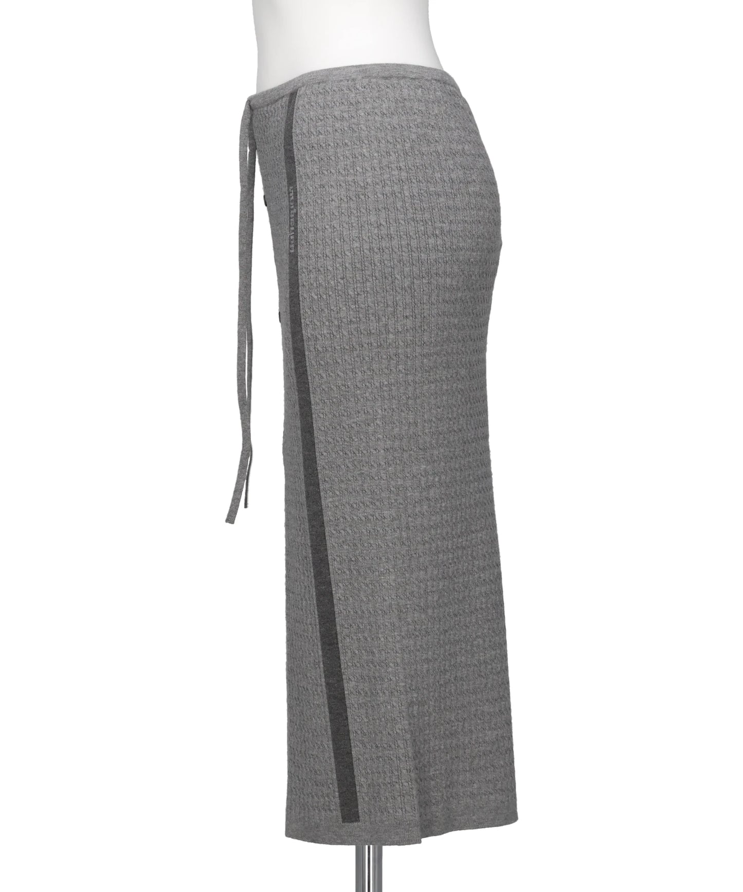 ECO VERO VEIL CABLE KNIT SKIRT