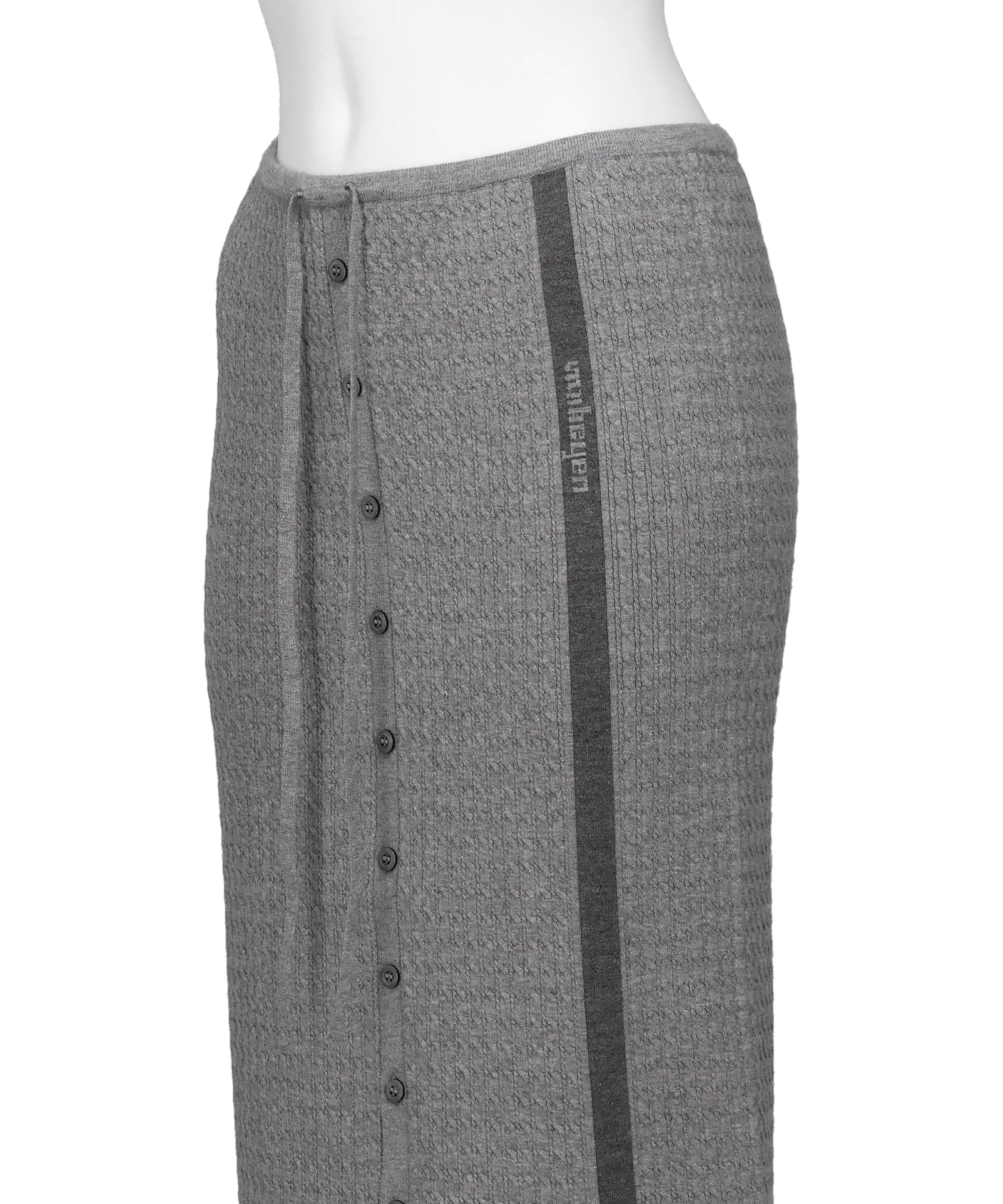 ECO VERO VEIL CABLE KNIT SKIRT