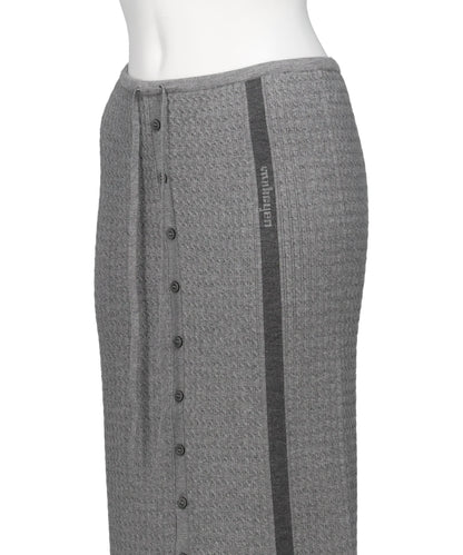 ECO VERO VEIL CABLE KNIT SKIRT
