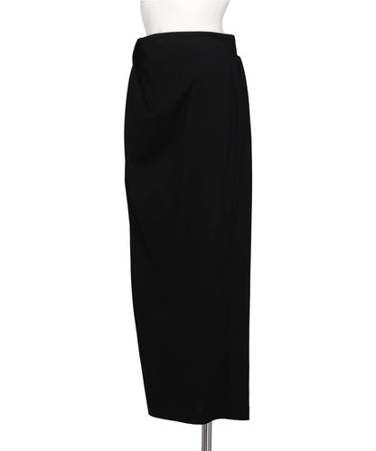 COTTON JERSEY ASYMMETRIC SKIRT