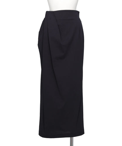 COTTON JERSEY ASYMMETRIC SKIRT