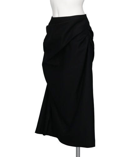 FLANNEL DRAPED SKIRT