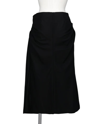 FLANNEL DRAPED SKIRT