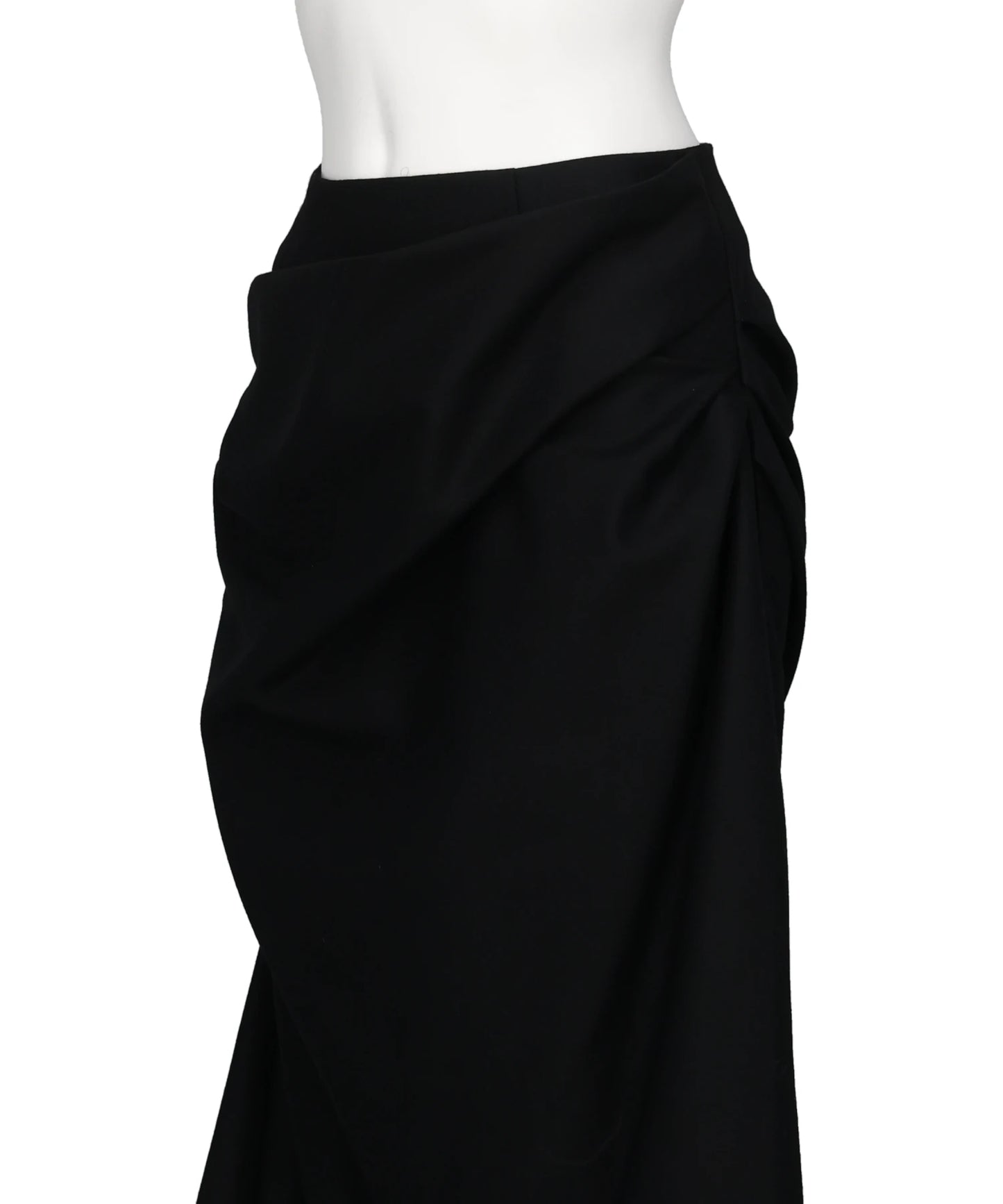 FLANNEL DRAPED SKIRT