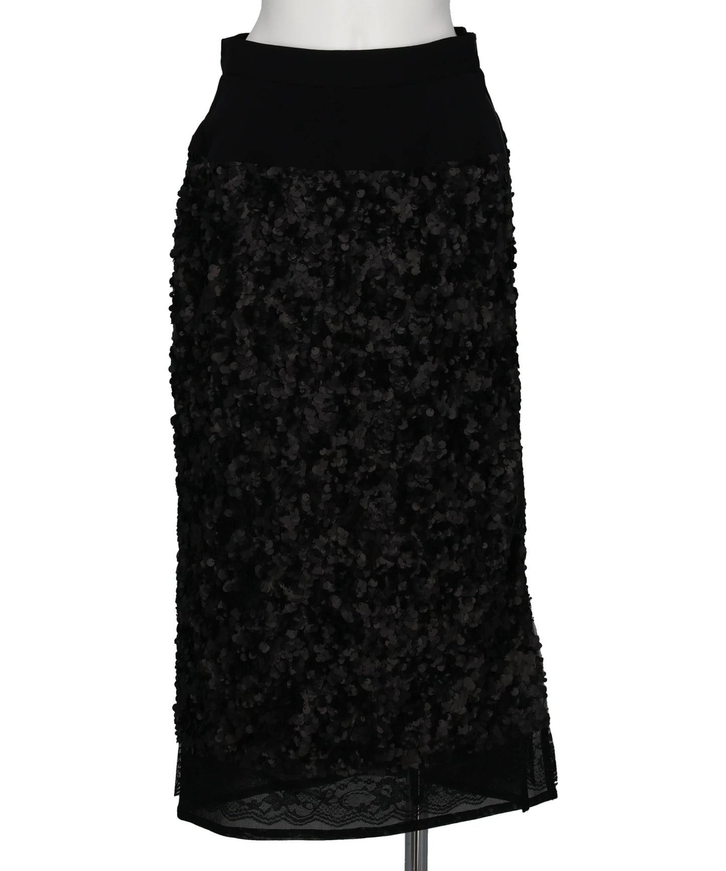 Chika Kisada(チカキサダ) 2026AW SEQUIN+LACE SKIRT CS-26272