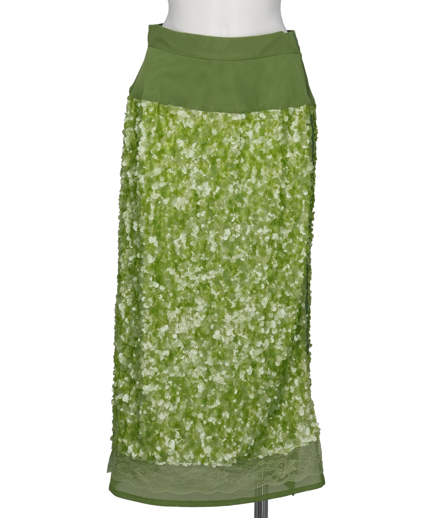 Chika Kisada(チカキサダ) 2026AW SEQUIN+LACE SKIRT CS-26272