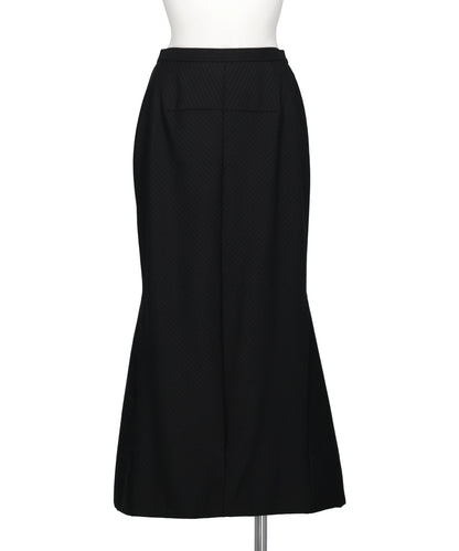 Chika Kisada(チカ キサダ) FLARED SKIRT WITH CONTRASTING HEM