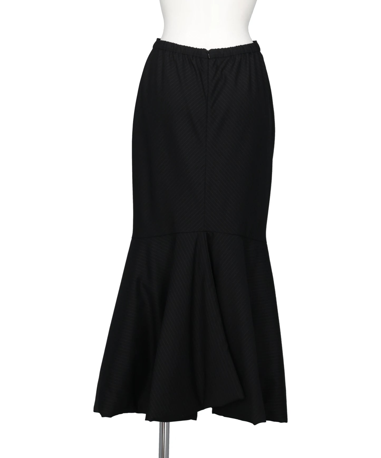 FLARED SKIRT WITH CONTRASTING HEM