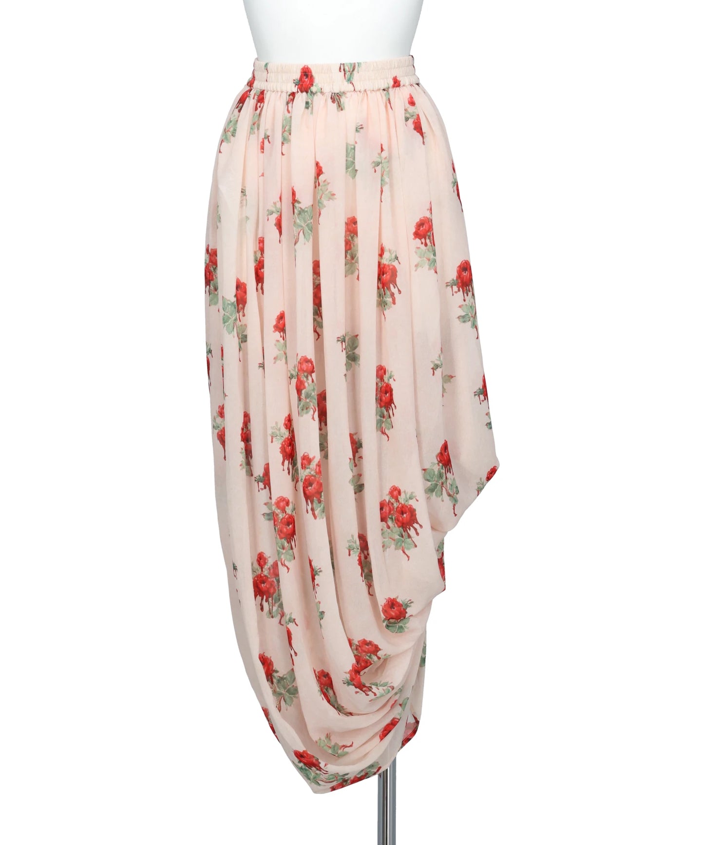 VIVIANO(ヴィヴィアーノ)PRINTED DRAPE SKIRT