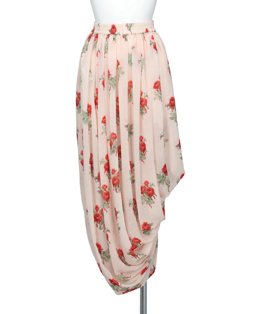 VIVIANO(ヴィヴィアーノ)PRINTED DRAPE SKIRT