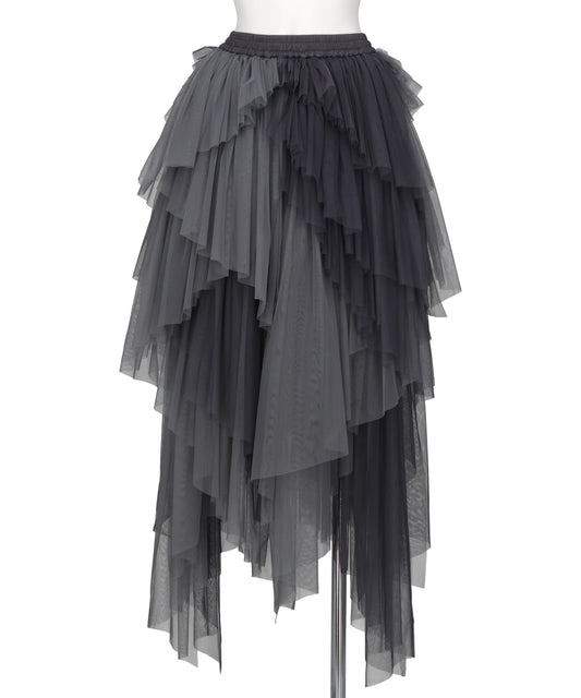 VIVIANO(ヴィヴィアーノ) 2026AW TULLE VOLANT SKIRT VW-AW26-SK14