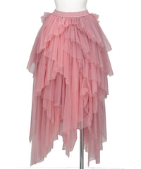VIVIANO(ヴィヴィアーノ) 2026AW TULLE VOLANT SKIRT VW-AW26-SK14