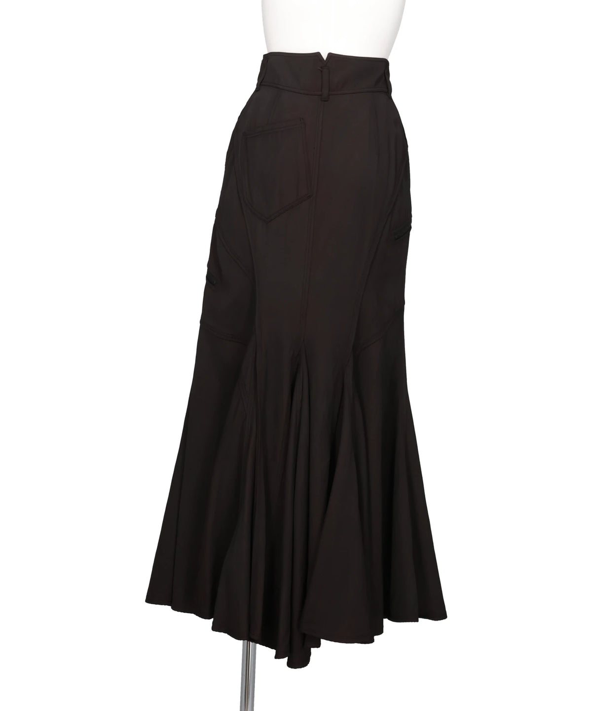 PIGMENT WASHED ZIP PANEL MERMAID SKIRT
