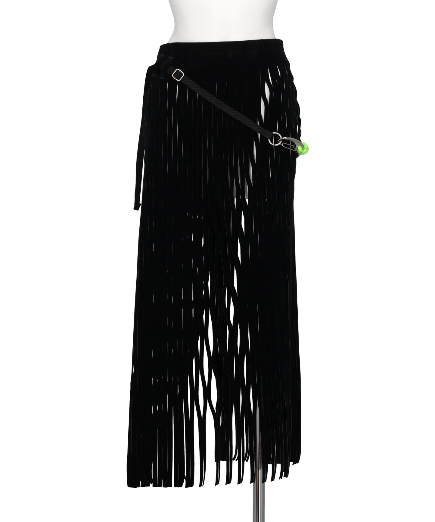 BIFURCATUM(ビフルカツム）2026AW VELOURS MESH SKIRT 26AW-SK02