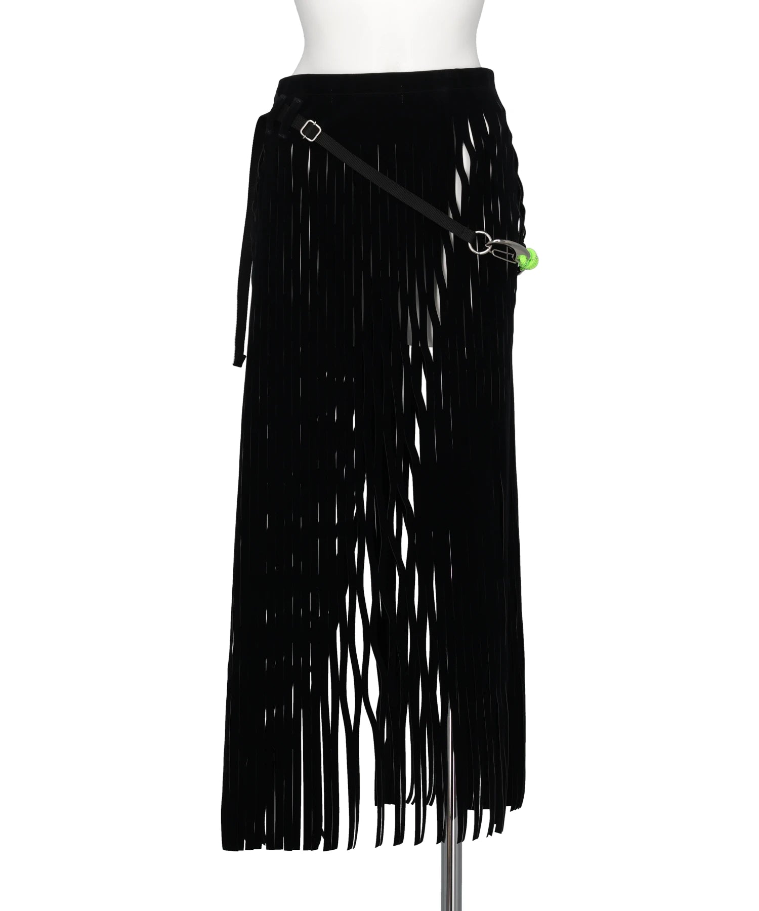 BIFURCATUM(ビフルカツム）2026AW VELOURS MESH SKIRT 26AW-SK02