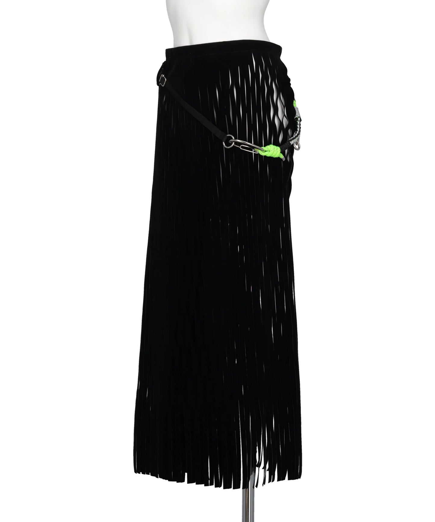 VELOURS MESH SKIRT