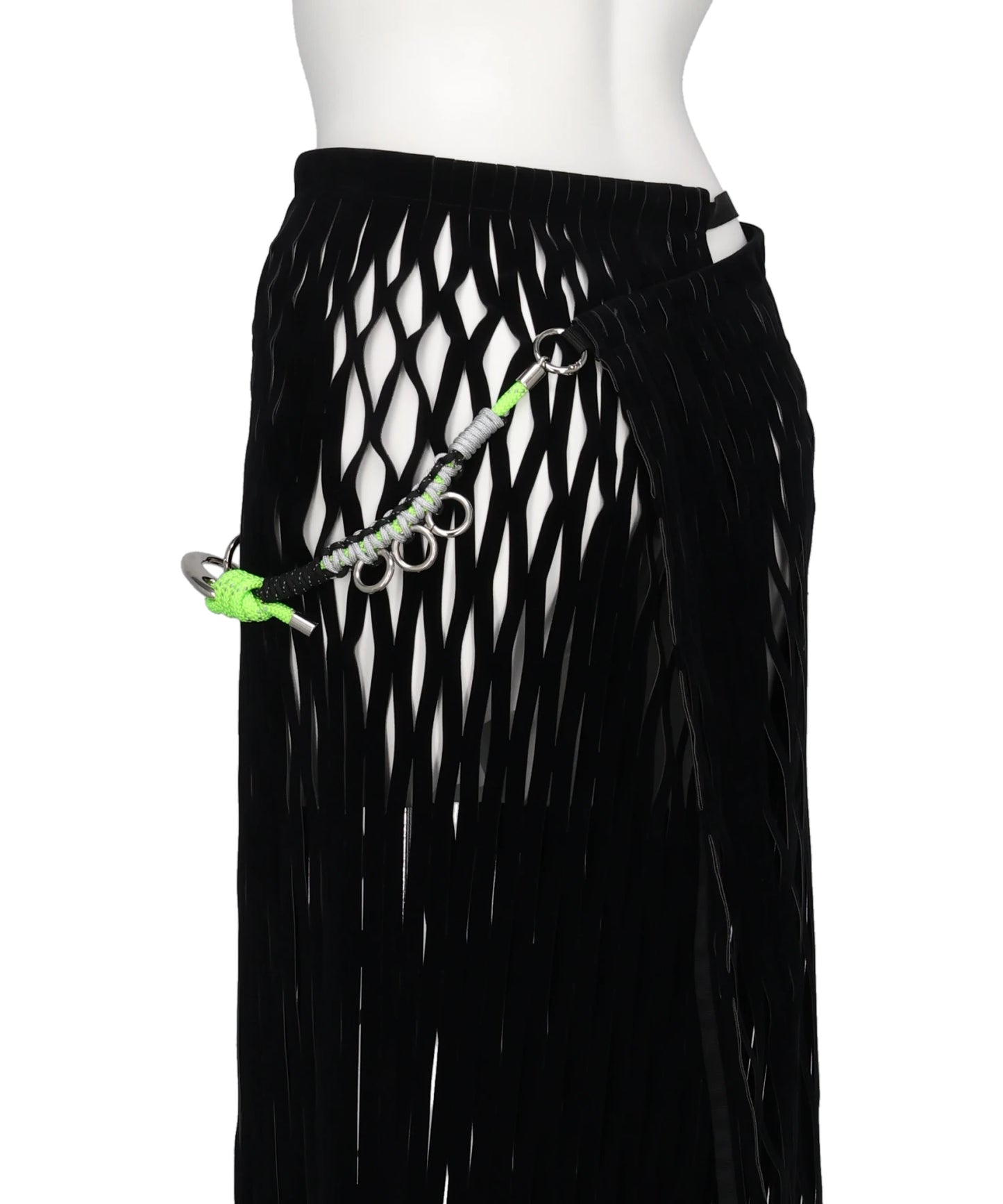 VELOURS MESH SKIRT