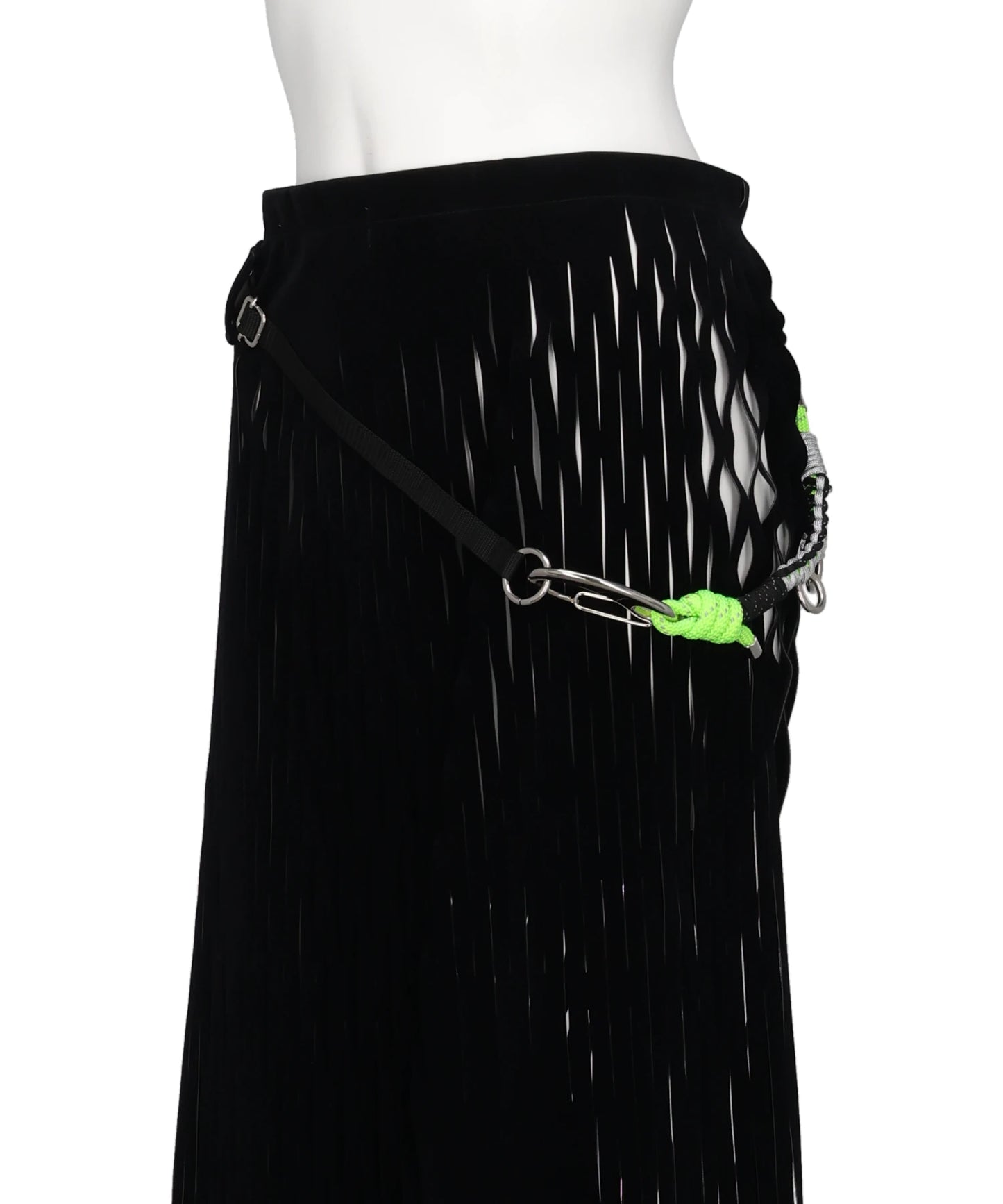VELOURS MESH SKIRT