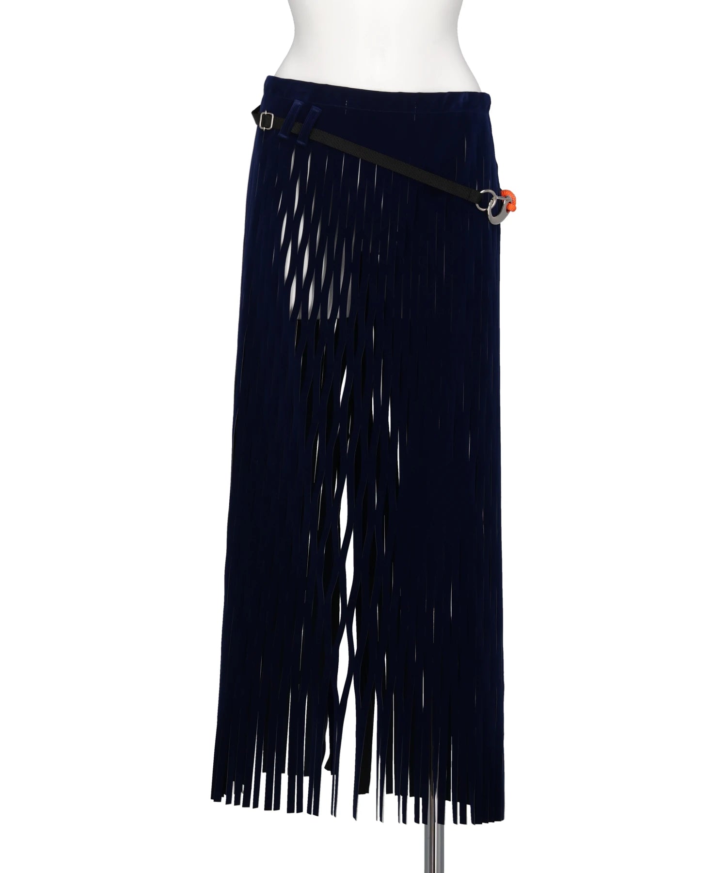 BIFURCATUM(ビフルカツム）2026AW VELOURS MESH SKIRT 26AW-SK02