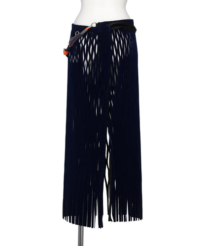VELOURS MESH SKIRT
