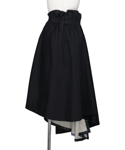 WRAP SKIRT-PRINTED