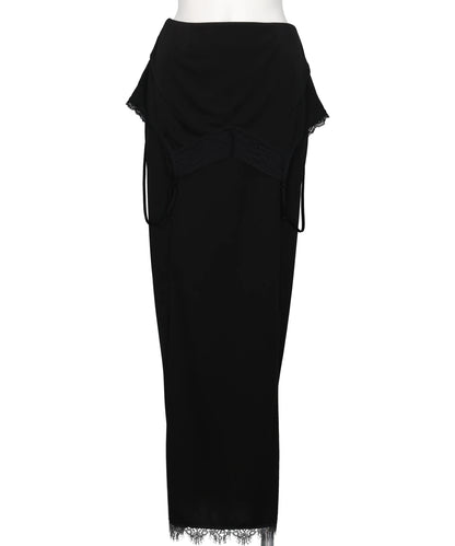 KEISUKEYOSHIDA(ケイスケヨシダ) 2026AW DROOPING SLIP MAXI SKIRT KYB63FG073KYB63FG073