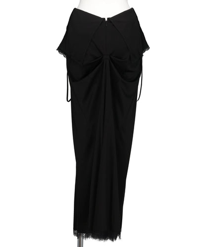 DROOPING SLIP MAXI SKIRT
