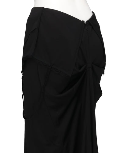 DROOPING SLIP MAXI SKIRT