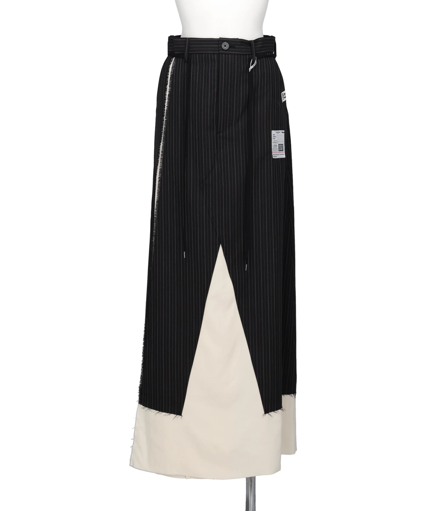 Maison MIHARA YASUHIRO(メゾンミハラヤスヒロ) 2026AW WOOL SLACKS COMBINED SKIRT K17SK382