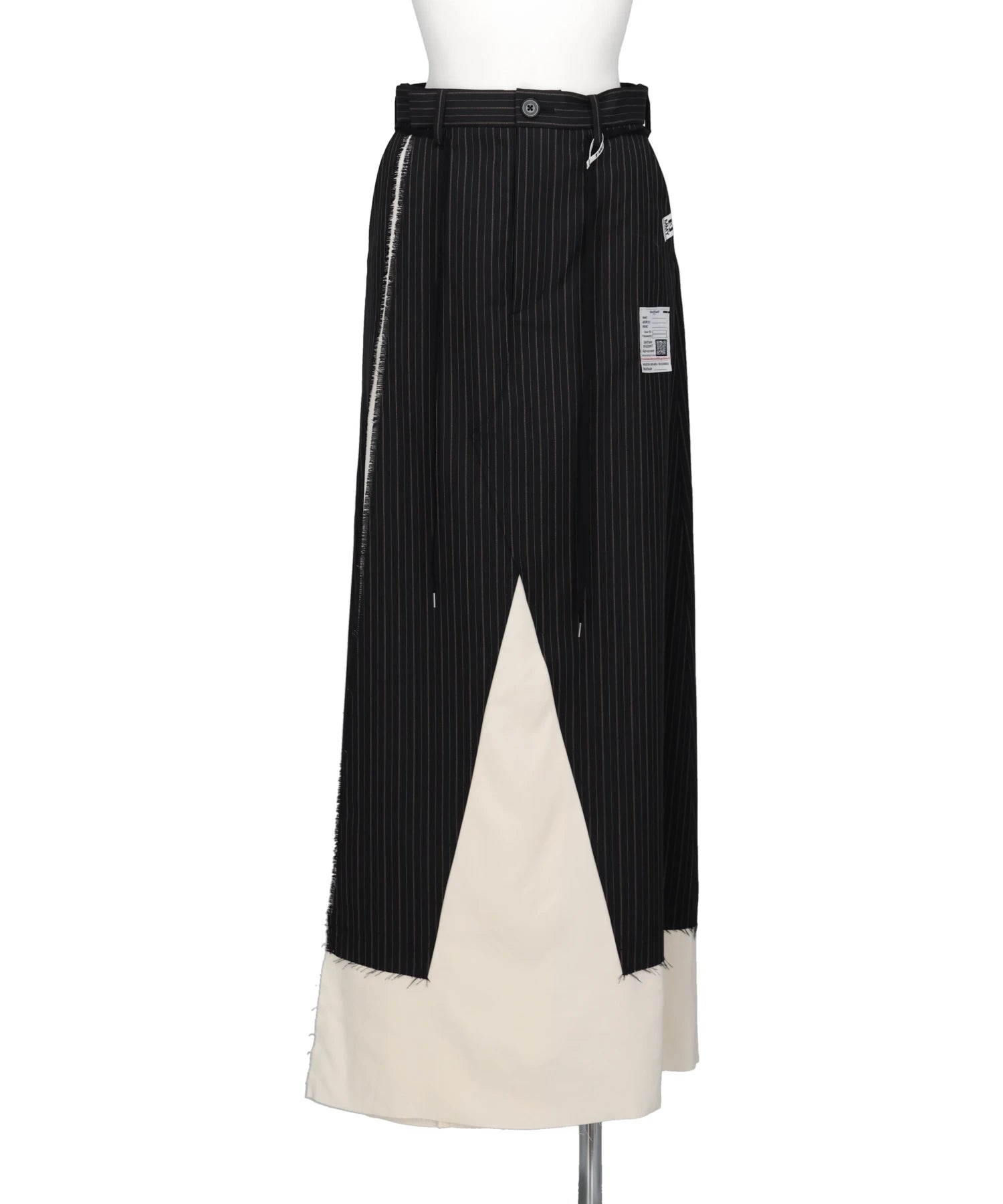 Maison MIHARA YASUHIRO(メゾンミハラヤスヒロ) 2026AW WOOL SLACKS COMBINED SKIRT K17SK382