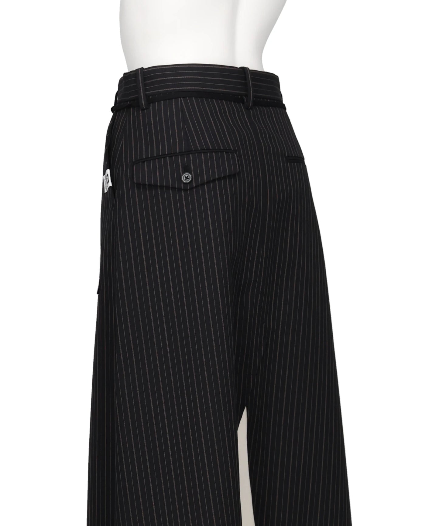 WOOL SLACKS COMBINED SKIRT