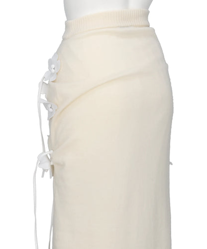 EDIS FLOWER KNIT SKIRT