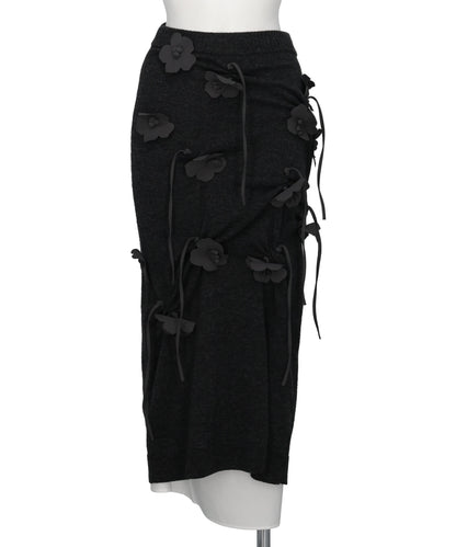 RIV NOBUHIKO(リブ ノブヒコ)EDIS FLOWER KNIT SKIRT
